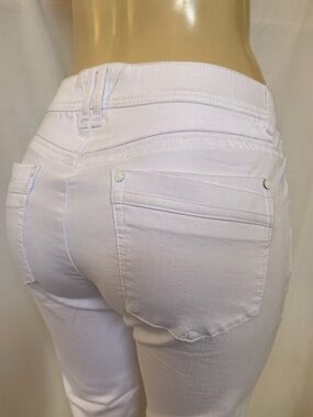 DEMOCRACY Jeans Women’s Tummy Control  Size 8 White Ankle Skinny Skimmer NWOT